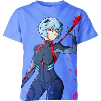 Serene Sky: Rei Ayanami From Neon Genesis Evangelion Shirt