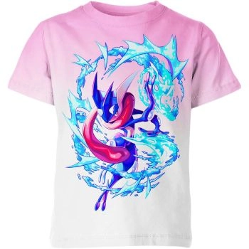 Greninja From Pokemon Pink Shirt - Embrace the Grace