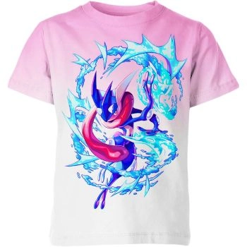 Greninja From DQS Pink Shirt Embrace the Grace