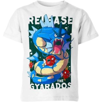 Gyarados From DQS Shirt Pearl White Leviathan