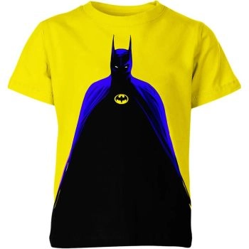 Batman: White Caped Crusader T-Shirt - Yellow and Black for a Comfortable and Iconic Look