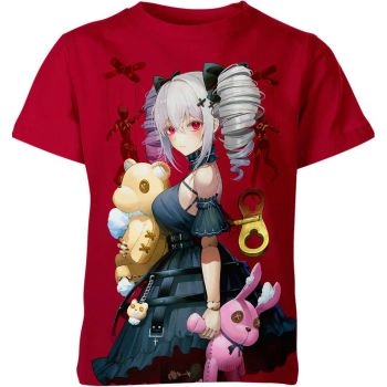 Ruby Radiance - Anime Girl Shirt
