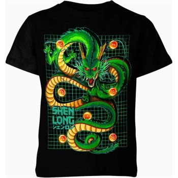 Emerald Divine Dragon Shenron Dragon Ball Z Shirt