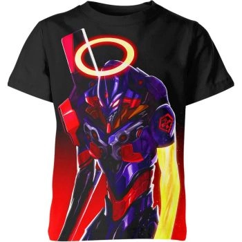 Eva Unit 01 - Mysterious Black Neon Genesis Evangelion Shirt