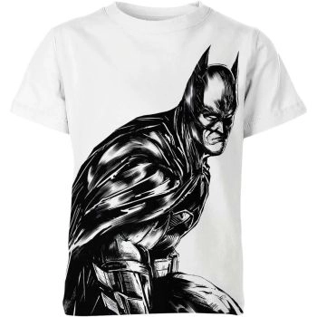 Batman: Green Camo T-Shirt - Black and White Comfort for a Trendy and Casual Style