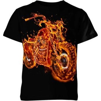 Ghost Rider Spirit Of Vengeance T-Shirt: The Rider in Black