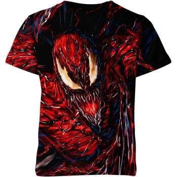 Red Carnage Symbiote Shirt - Embrace the Dark and Sinister Power