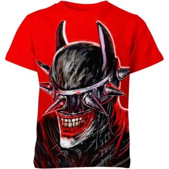 Embrace the Darkness: The Batman Who Laughs Robins Shirt - A Captivating Red Tee