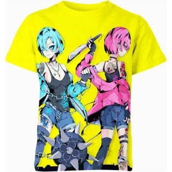 Bright Sunshine: Rem And Ram From Re Zero Shirt