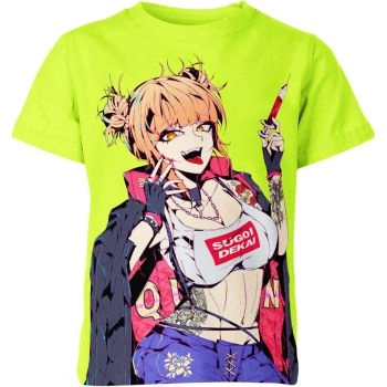 Himiko Toga from My Hero Academia Shirt - Venomous Chartreuse