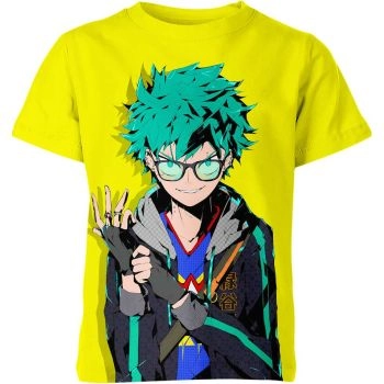 Radiant Hero - Deku Izuku My Hero Academia Shirt in Yellow