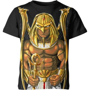 Hawkman Pharaoh T-Shirt: The Black Hawkman as the Ancient Egyptian Ruler