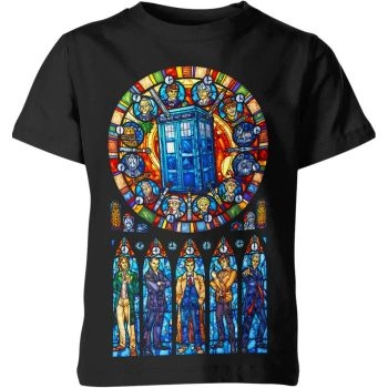 Sleek Black Doctor Who Shirt - High-Quality Mystery