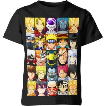 Diverse Protagonists - Anime Characters Shirt