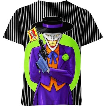 Comfortable Joker Animated Shirt - Be a Cartoon Chaos