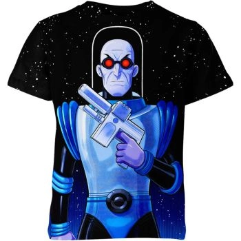 Mr Freeze T-shirt: The Black and Blue Iceman from Batman