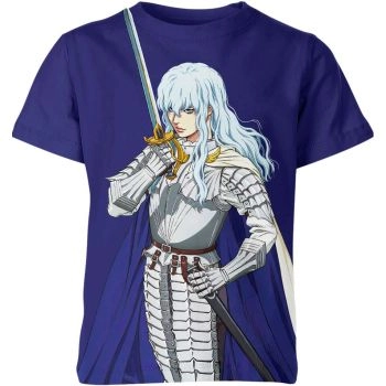 Griffith From Berserk Shirt - Enigmatic Purple-Blue Conqueror