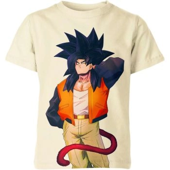 Goku Pure-Hearted Hero Shirt - Embrace the Grace of Off-White