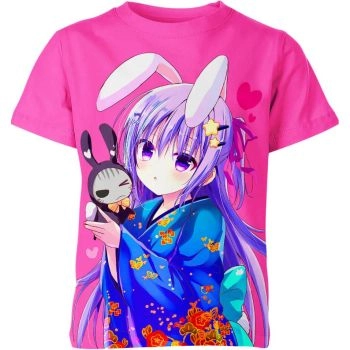 Blushing Petals - Anime Girl Shirt