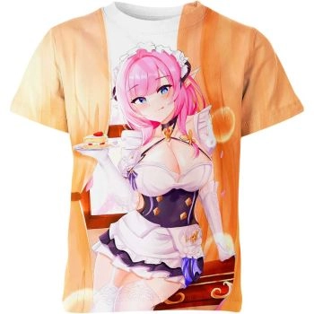 Flames of Battle - Elysia From Honkai Impact Shirt