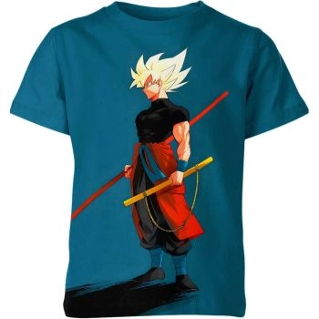 Goku Blue Lightning Strike Shirt - Unleash the Power of Blue