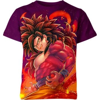 Goku Regal Majesty Shirt - Embrace the Power of Regal Purple