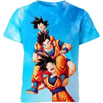 Goku Family Dynamic Unity Shirt - Embrace the Spirit of Blue