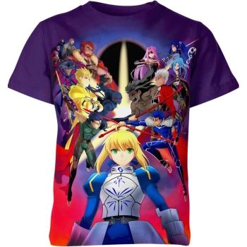 Mystic Elegance - Enigmatic Purple Fate Stay Night Shirt