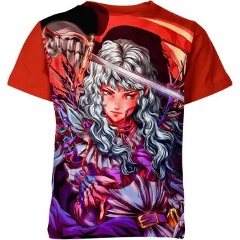 Griffith From Berserk Shirt - Vibrant Orange Elegance