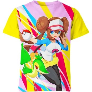 Colorful Adventure: Rosa And Snivy From DQS Shirt