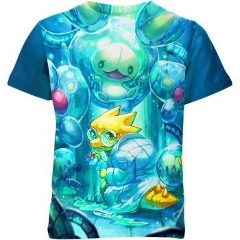Genius Scientist - Alphys And Reuniclus From Pokemon Shirt