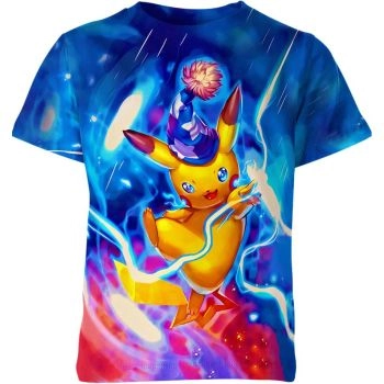 Bold Classic Black Pikachu DQS Shirt