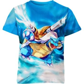 Dynamic Blue Mega Blastoise From DQS Shirt