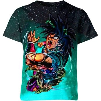 Broly's Green Fury - Broly From Dragon Ball Z Shirt