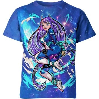 Energetic Blue Nejire Hado From My Hero Academia Shirt