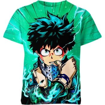 Vivid Green - Deku Izuku My Hero Academia Shirt