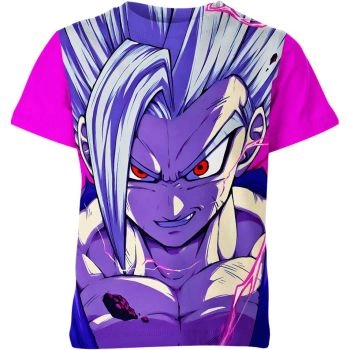 Gohan - Majestic Amethyst Purple Shirt: Unleash Your Saiyan Potential