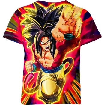 Goku Kaleidoscope Fusion Shirt - Embrace the Blend of Colors