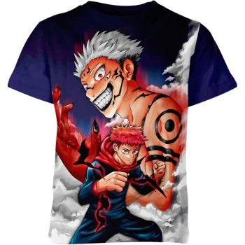 Sorcery Blue - Lapis Lazuli Blue Yuji X Sukuna From Jujutsu Kaisen Shirt