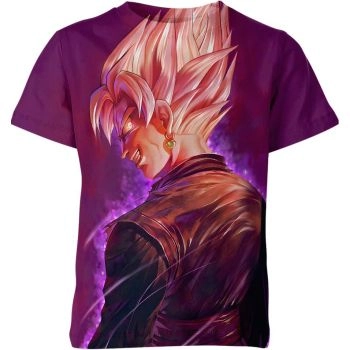 Goku Black Elegance Personified Shirt - Exude Grace in Luxurious Purple