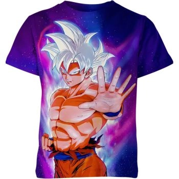 Goku's Fiery Crimson Dragon Ball Z Shirt