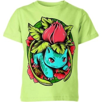 Ivysaur From DQS Shirt Verdant Bloom Embrace Nature's Green