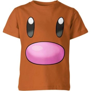Earthy Brown Diglet Pokemon Shirt - High-Quality and Adorable