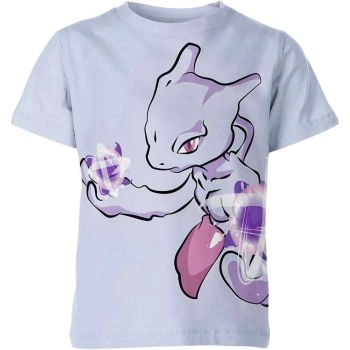 Elegant White Mewtwo From DQS Shirt