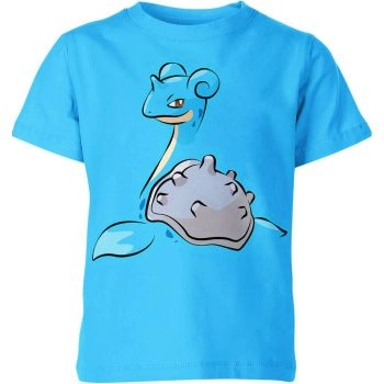 Majestic Blue Lapras From Pokemon Shirt