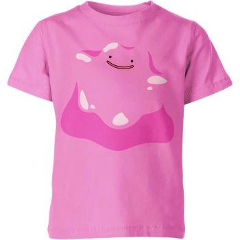 Charming Pink Ditto Pokemon Shirt - High-Quality and Adorable