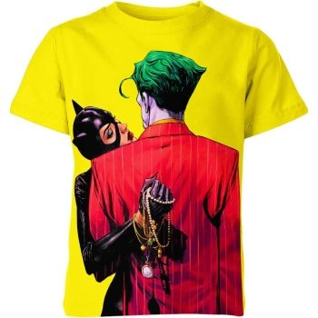 Catwoman X Joker Shirt - The Dance of Chaos and Mischief
