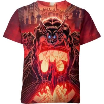 Man-Bat Shirt - Unleash the Beastly Red Curse of the Night