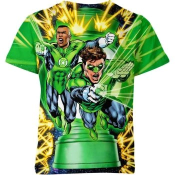 Green Lantern Symbol T-Shirt - Wear the Multicolor Iconic Sign
