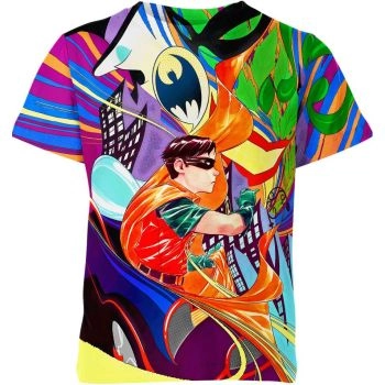 Be a Friend Like Robin - Colorful Robin From Batman Shirt - Robin: The loyal and caring friend